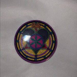 Electric Forest Colorful Button